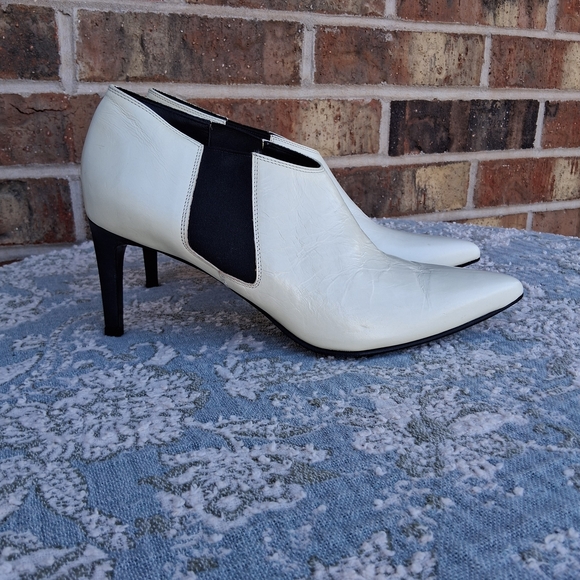 ๐ Rag & Bone Beha Chelsea Stiletto Pull-On Heeled Boots Italian Calf Leather - Picture 9 of 15